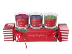 Candybox 3er Set Duftkerzen im Glas
