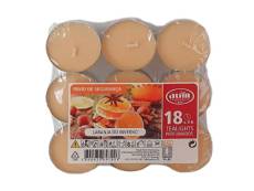 AUM Duftteelichter Orange-Zimt 18er Alu-Schale