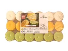 Duftteelichter 36er Citronella transparente Hülle