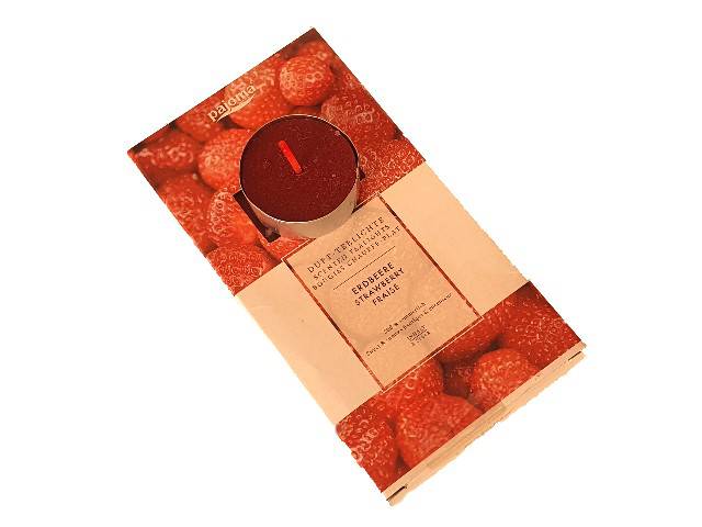 Duft-Teelichter Erdbeere 8er Pack