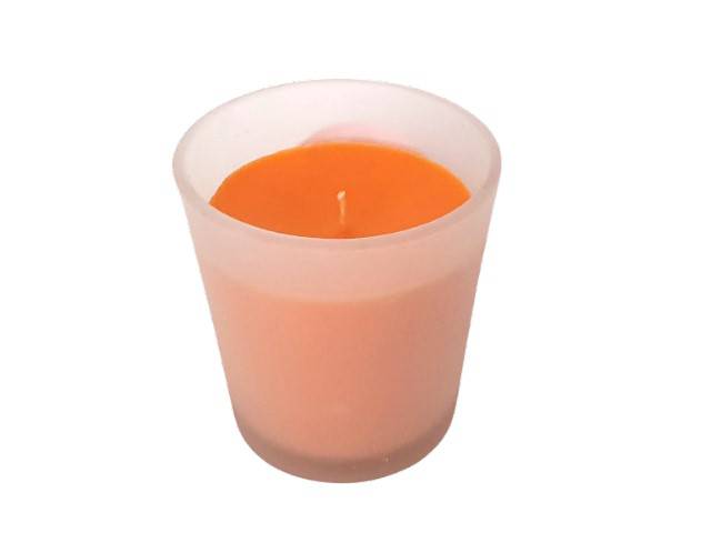 Duftkerze im Glas Orange