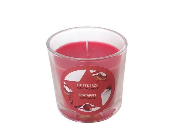 Mini Duftkerze im Glas Bratapfel