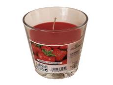 Duftkerze im Glas Erdbeere